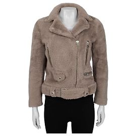 Braune Shearling-Jacke von Acne Studios - Größe EU36 / S Gebraucht