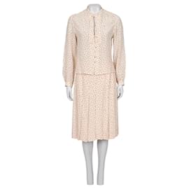 Céline Set di blusa e gonna in seta stampata Celine - Taglia FR44 - Usato