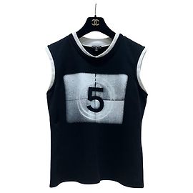 Top de pasarela 2021 CHANEL No.5 en estampado Talla 36 Pre-owned