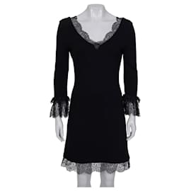 Robe ajustée en dentelle noire Dolce & Gabbana - IT44 / L D'occasion