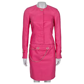 Conjunto de falda de algodón rosa Versace - Talla S De segunda mano