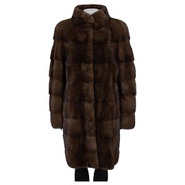 Manzari Brown  Coat  Sz.46/ XXL Pre-owned