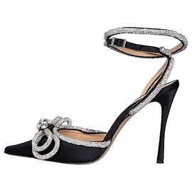 Pumps Slingback in Cristallo Argento Mach & Mach - Taglia 39 Usato