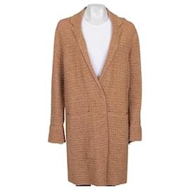 Sonia Rykiel brauner gemischter Strick-Cardigan mit Knöpfen, Größe S gebraucht
