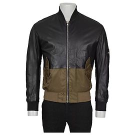 McQ Alexander McQueen Jacke aus Kunstleder und Textil Größe 44/XS Gebraucht