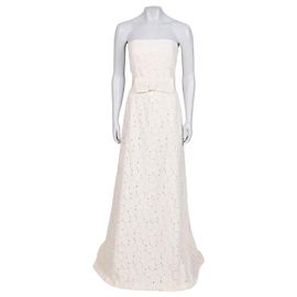 Vestido de Noiva Max Mara Bege - FR40/L usado