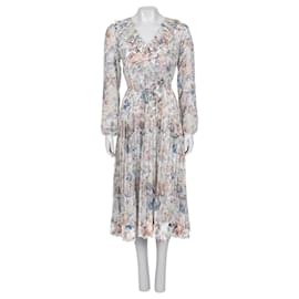 Zimmermann Blumenshirt Plissiertes Kleid Größe 2/M gebraucht