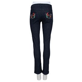 Chanel Skinny Jeans mit Strass Größe S (FR36) Gebraucht
