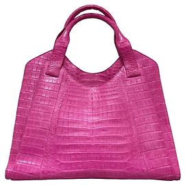 Nancy Gonzalez Pink Lambskin  Tote Pre-owned