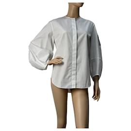 Camicia a maniche voluminose a righe Christian Dior Taglia 36 Usato