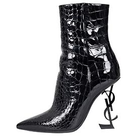 Botines de cuero Opyum de Saint Laurent – Talla 38,5 Usado