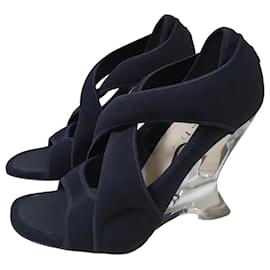 Sandali con cinturini in neoprene Christian Dior taglia 38 usati