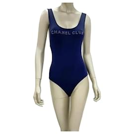 Costume da bagno intero Chanel Club Navy 38 Usato