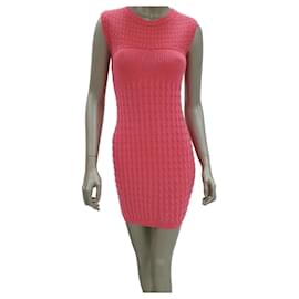 Vestido Mini Rosa Escuro Chanel Tamanho 34 Usado
