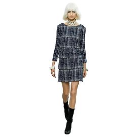 Vestido de tweed Chanel 7,2K$ de passarela Tamanho 48 Usado