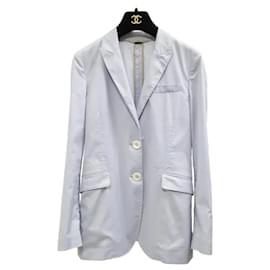 Giacca in cotone blu chiaro Gucci Taglia 40 Usata