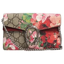 Borsa a tracolla mini GG Supreme Dionysus bordeaux - Gucci