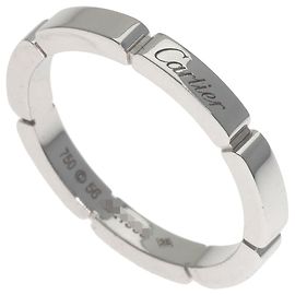 Anello in Oro Bianco 18K Maillon Panthère di Cartier