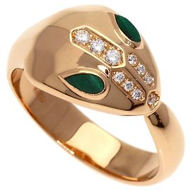 Bulgari Serpenti Diamant Malachit Ring