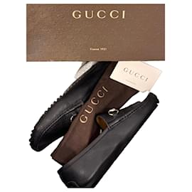 Mocassini Gucci in Pelle Nera con Horsebit
