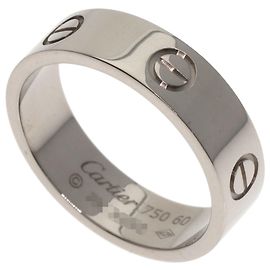 Bague Love Cartier en or blanc 18K