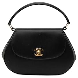 Chanel Blu CC Borsa a Mano in Satin
