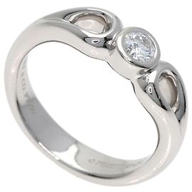 Bague en diamant en forme de goutte d'eau double ouverte Tiffany & Co.