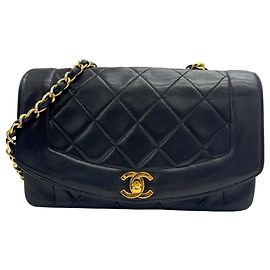 Borsa a Spalla Chanel Diana Matelassé Nera