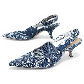 Christian Dior DIOR SLINGBACK J'ADIOR SHOES KCP464EPFS25W 42 IN TOILE DE JOUY