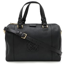 Loewe Leder Fusta 31 Handtasche 2WAY Schwarz