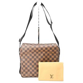 Borsa a Spalla Naviglio Damier Azur Louis Vuitton