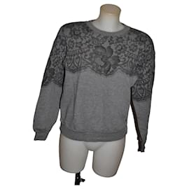 sudadera Moschino Boutique gris de algodón