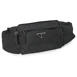 Marsupio in nylon nero Prada