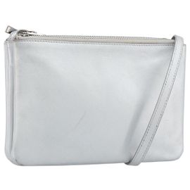 Céline Borsa a Spalla in Pelle Argento Auth BA11569