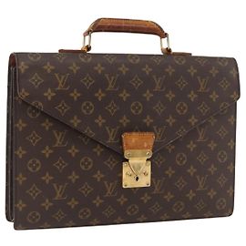 LOUIS VUITTON Pasta Executiva Monogram M53331 LV Auth YKZ118