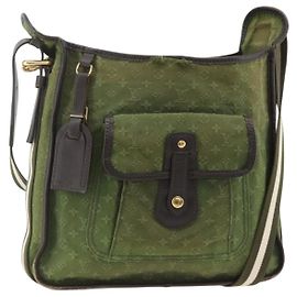 LOUIS VUITTON Mini Besace Monogram Mary Kate Borsa TST Khaki M92322 Auth BA11900