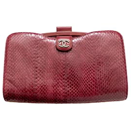 Chanel Handtasche aus Lammleder und Python