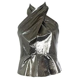 Isabel Marant, top halter metálico