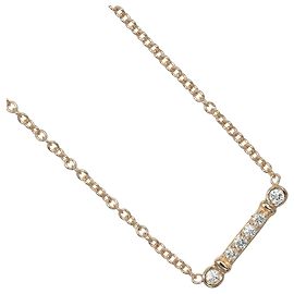 Collana Fleur-de-lis Tiffany & Co. in oro rosa 18K con diamanti