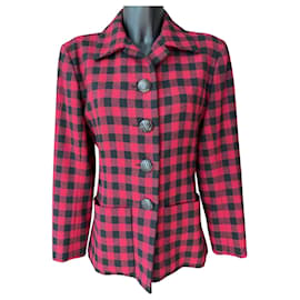 Veste Tartan Yves Saint Laurent Rive Gauche