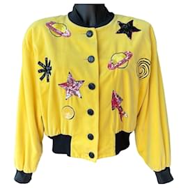 Bomber Giallo Escada degli Anni 1980