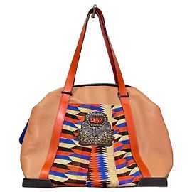 Borsa Bagdamon Christian Louboutin in pelle e tessuto multicolore