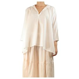 Autre Marque Blusa de algodón blanca - Talla única