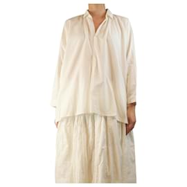 Autre Marque Blusa de algodón blanca - Talla única
