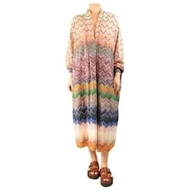 Multicolor Lurex-Strickjacke - Größe M - Missoni