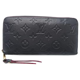 Portefeuille Long Louis Vuitton en Marine Rouge