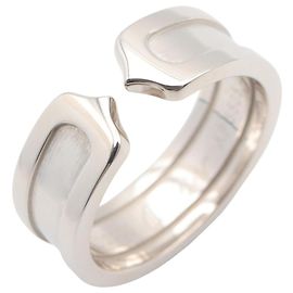 Bague Cartier C2 en or blanc 18K