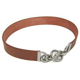 Hermès Chaine d'Ancre Ledergürtel in Beige