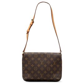 Louis Vuitton Musette Tango Marrone Monogramma con Manico Corto