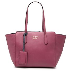 Gucci Lila Mittel Dollar Kalbsleder Swing Tote